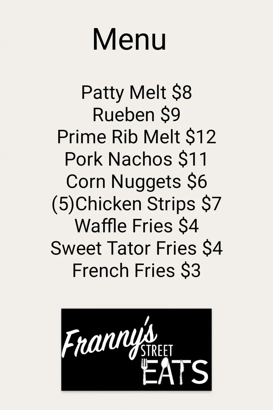 Deb's Brewtopia Menu