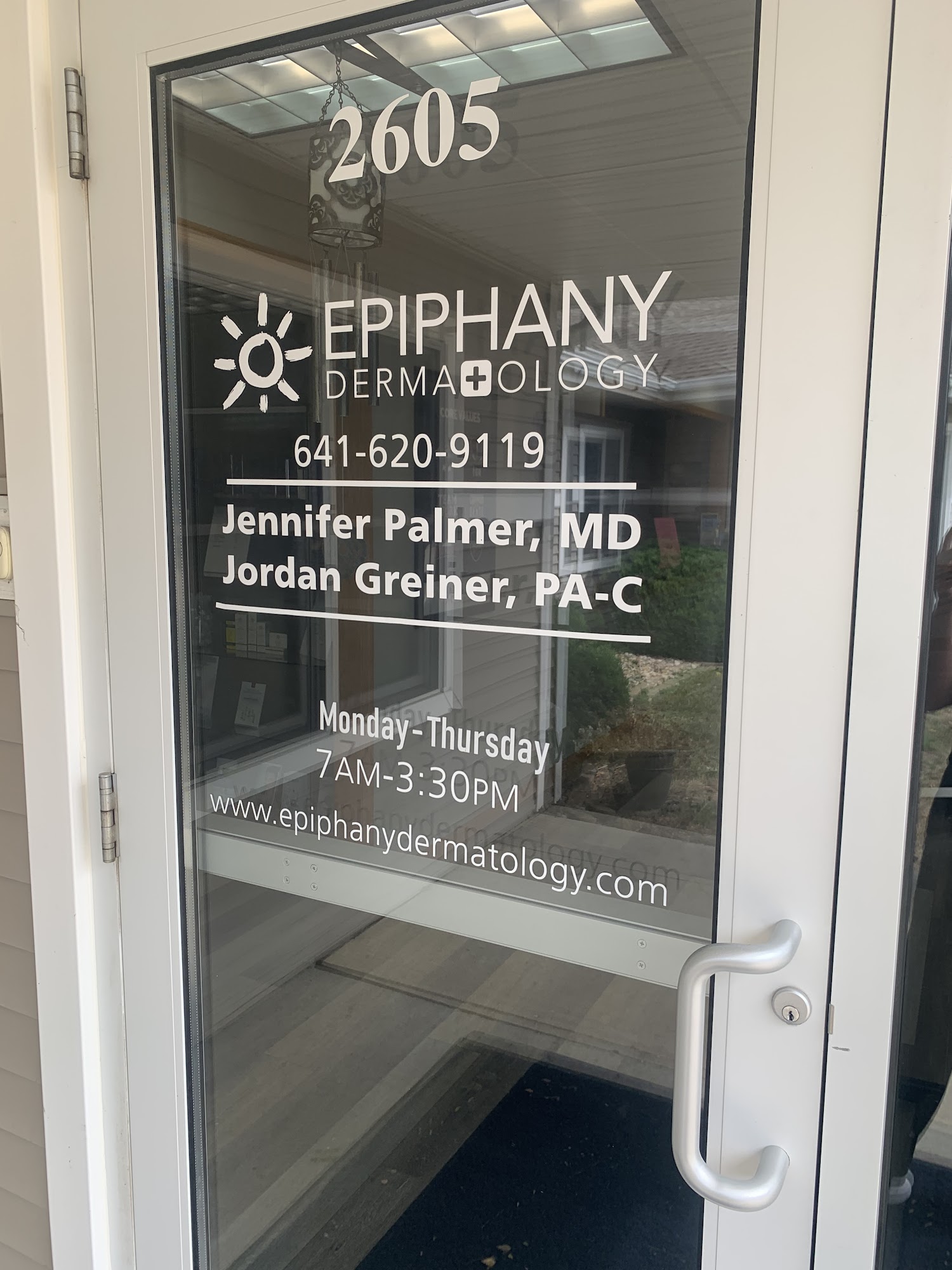 Epiphany Dermatology 2605 Washington St, Pella Iowa 50219