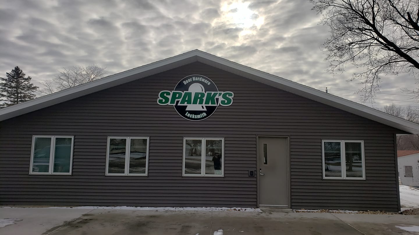 Spark's Door Hardware & Locksmith 812 Park St, Sheldon Iowa 51201
