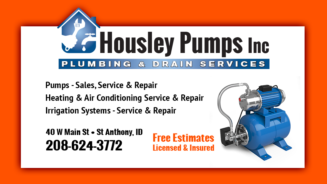 Housley Pumps Sales & Services 40 W Main St, St Anthony Idaho 83445