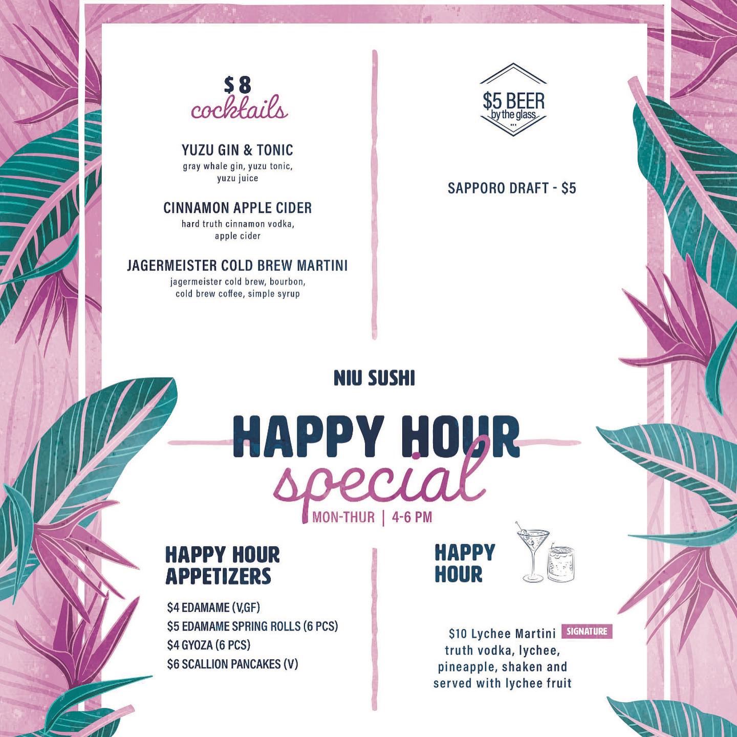 PSQUARE HOSPITALITY GROUP Menu