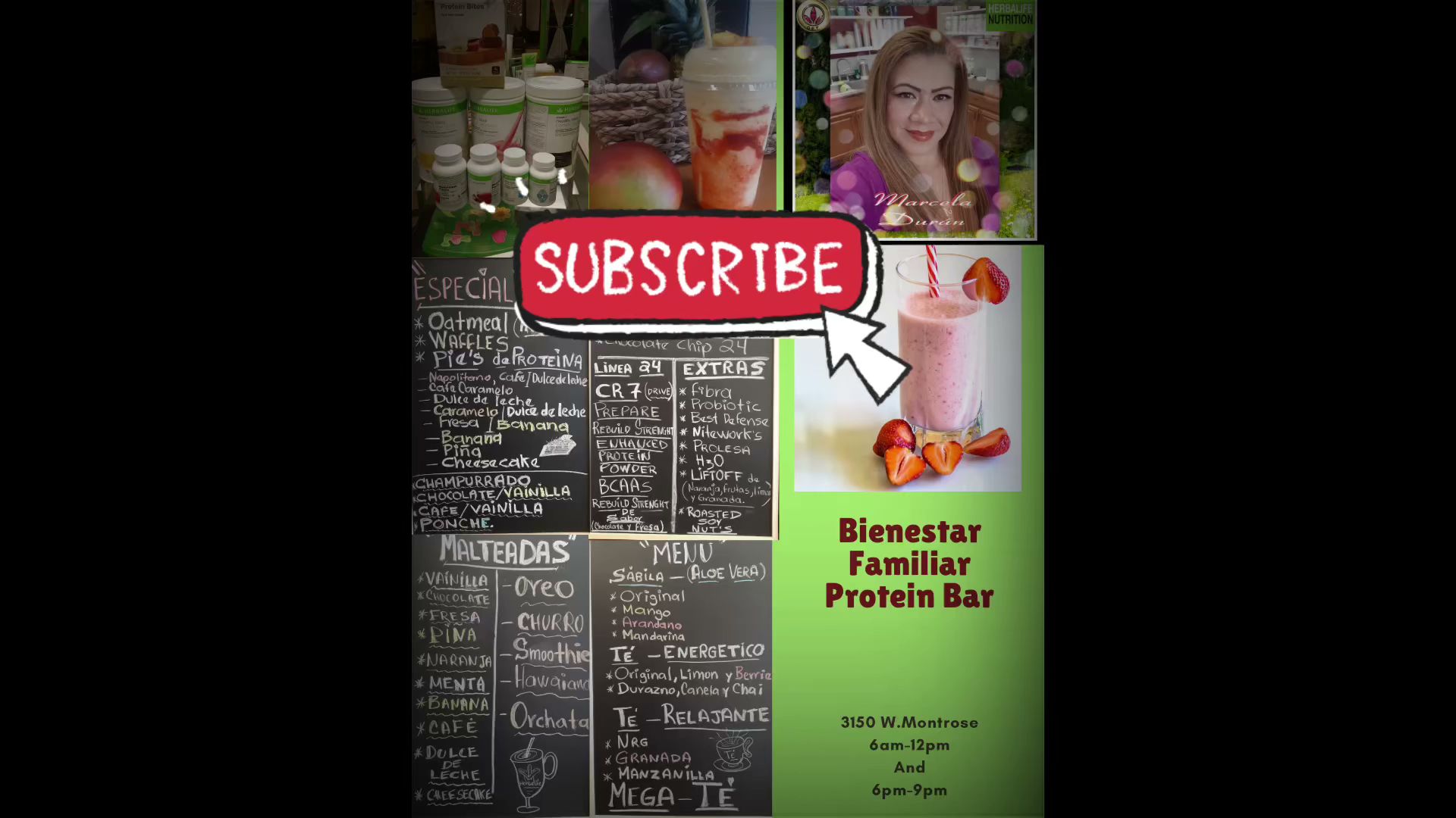 Anytime Nutrition Menu