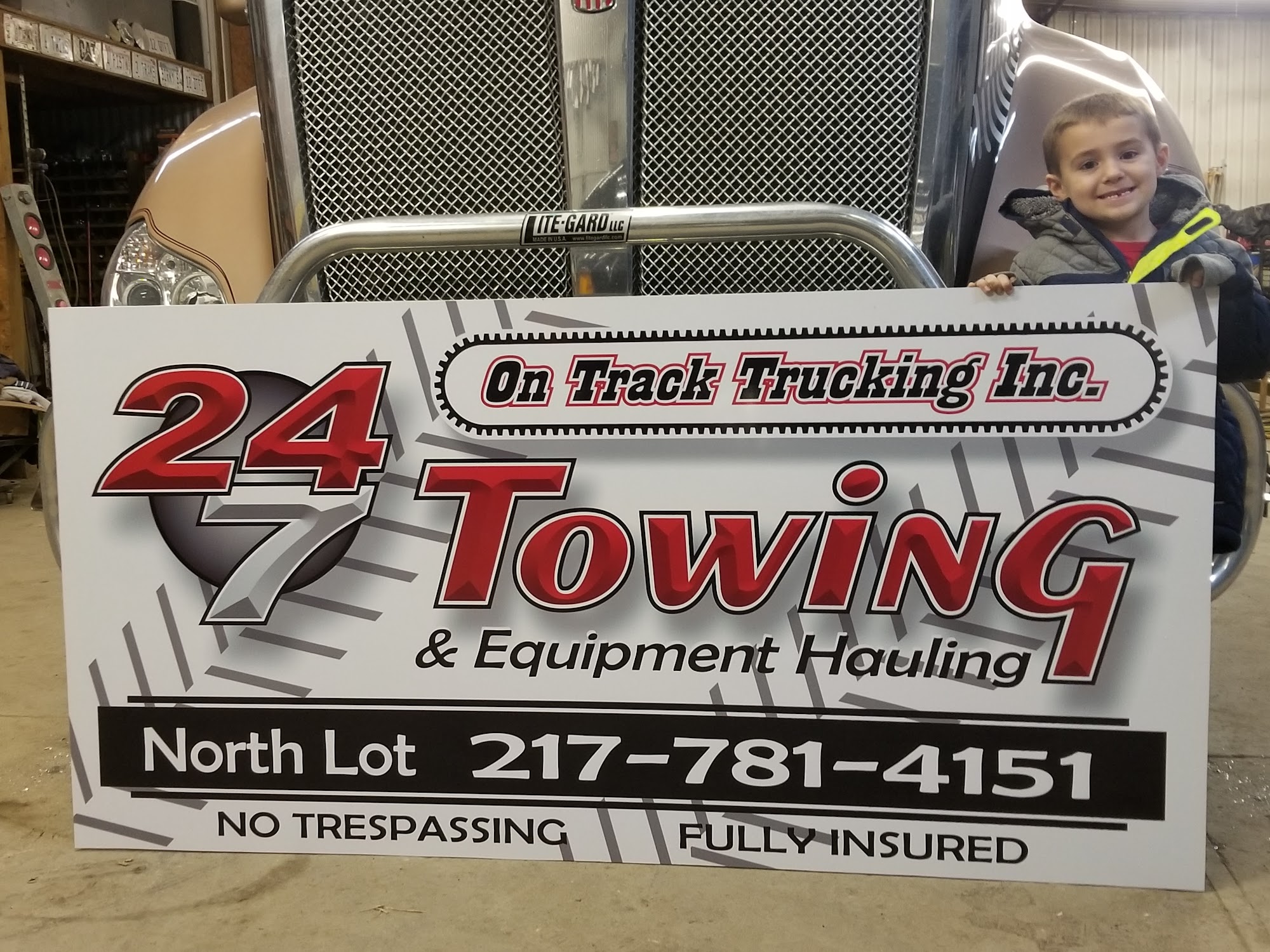 On Track Trucking Inc 3520 Cr, N 300E Rd, Foosland Illinois 61845
