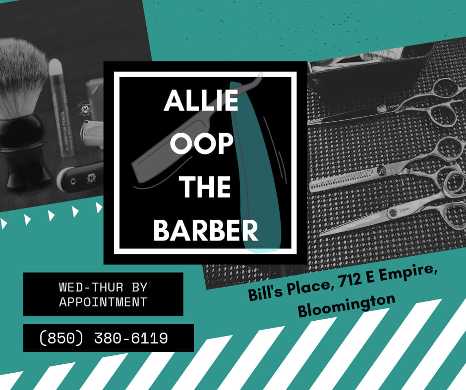Allie Oop the Barber 602 Keokuk St, Lincoln Illinois 62656