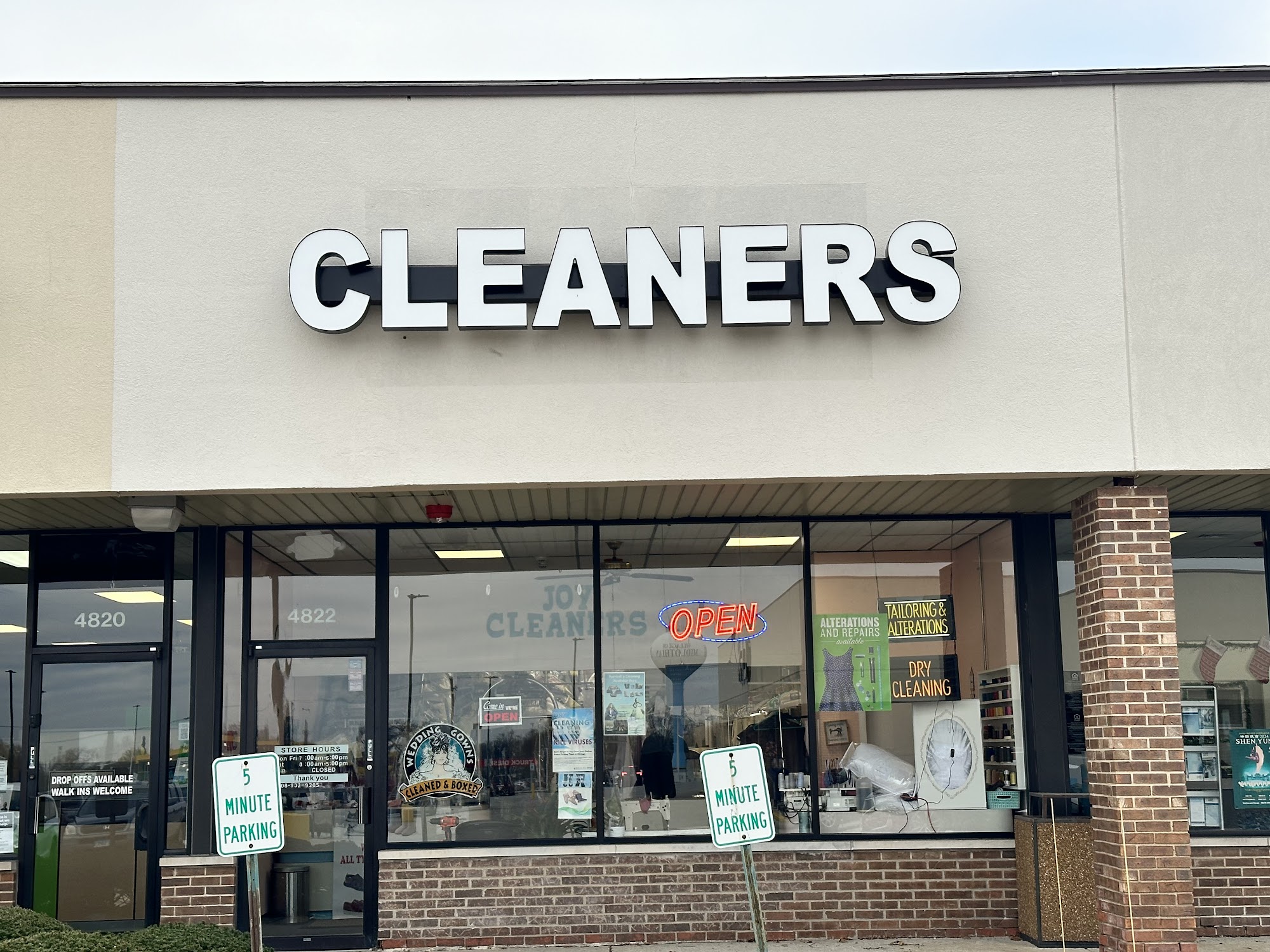 Joy Cleaners & Laundry, inc. 4822 148th St, Midlothian Illinois 60445