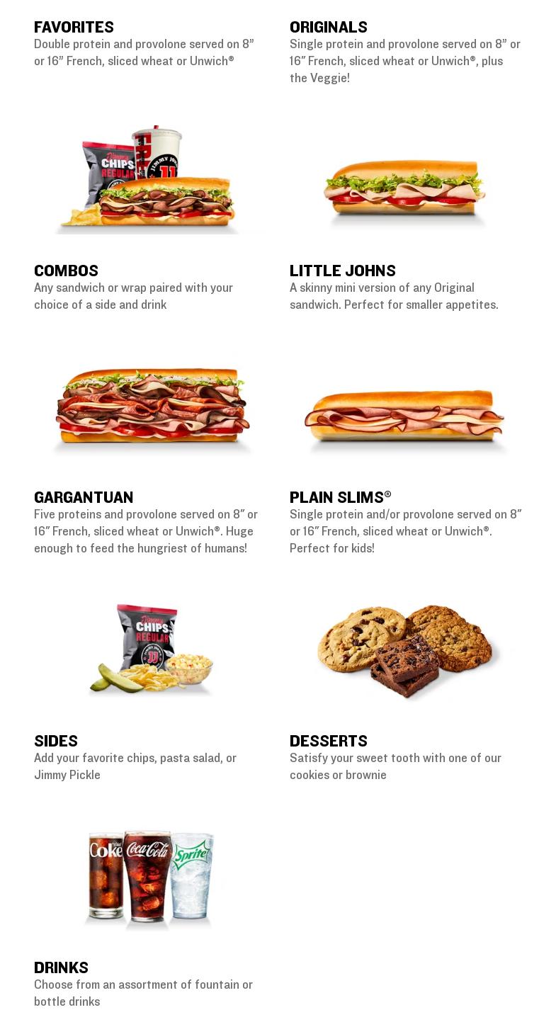 Jimmy John's Menu