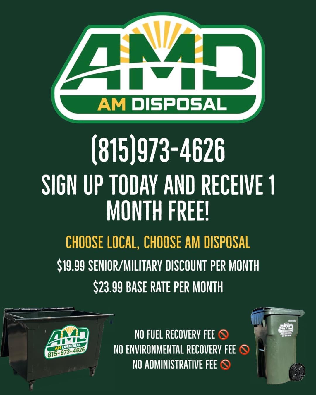 AM Disposal 1802 16th Ave, Sterling Illinois 61081