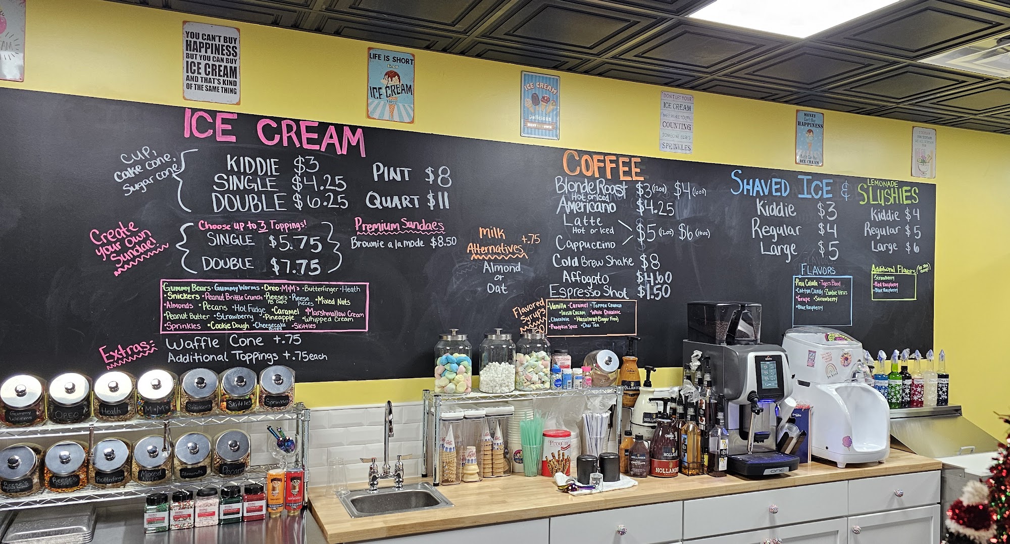 MOO & LOU FROZEN TREATS Menu