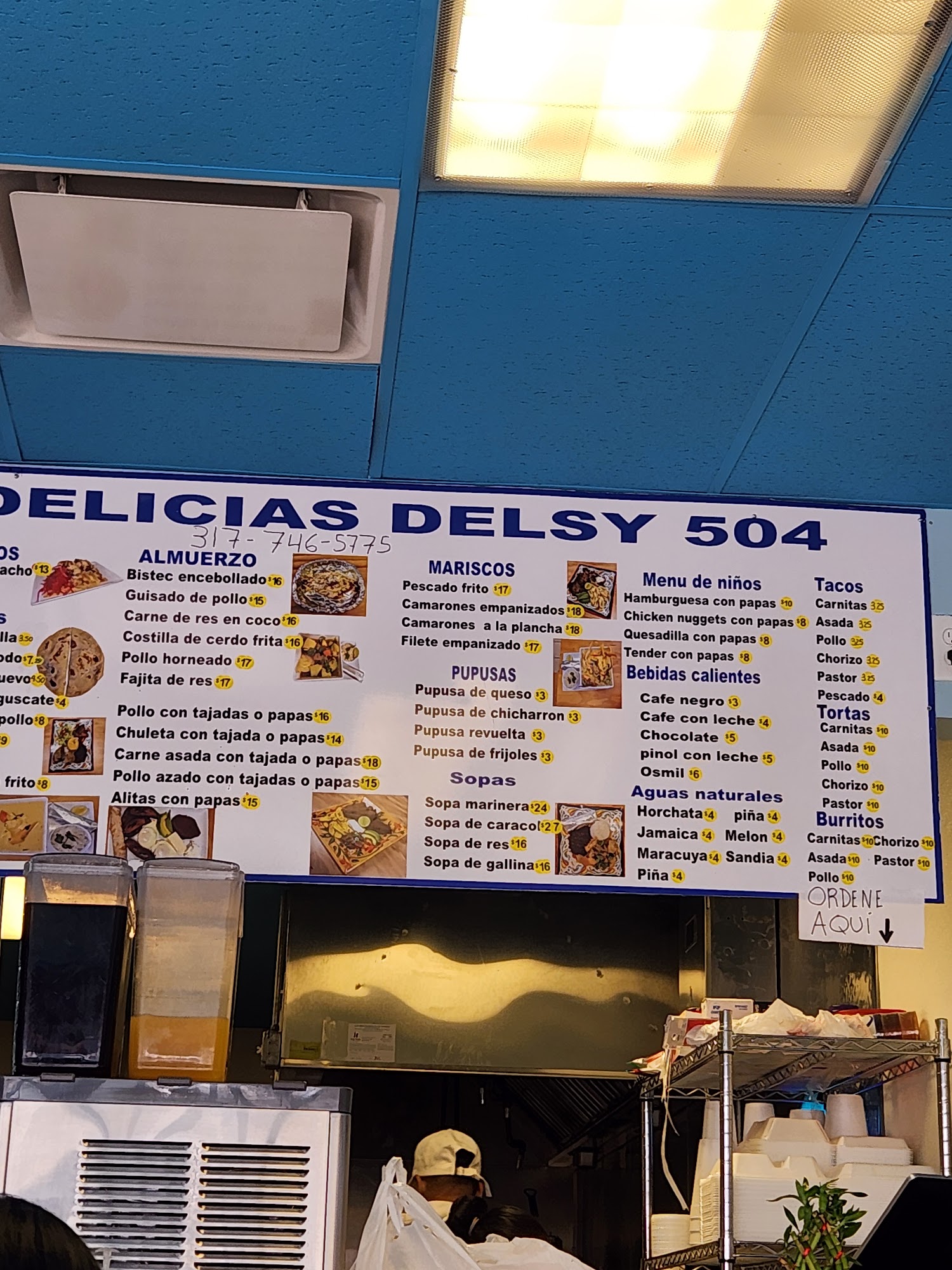 Delicias Delsy 504 Menu