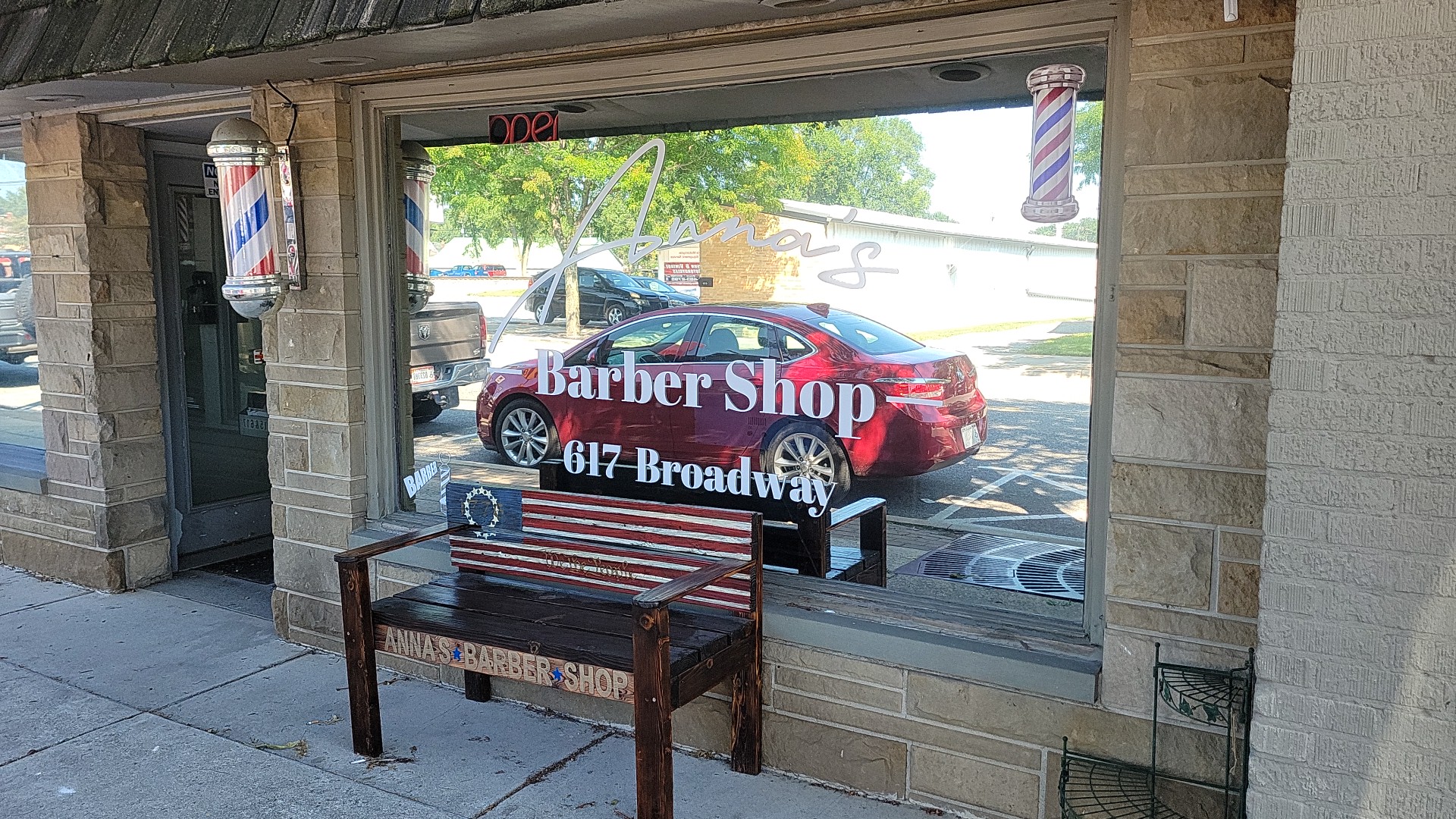 Anna's Barber Shop 617 1/2 broadway, South St, New Haven Indiana 46774