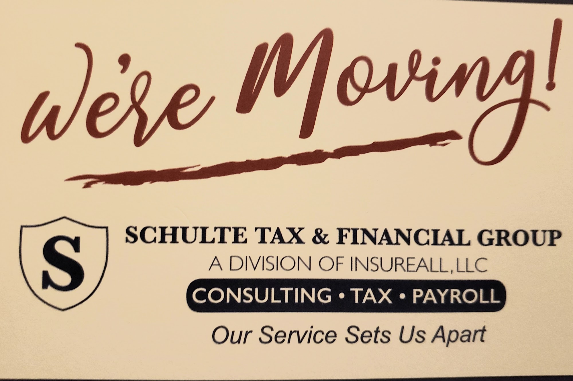 Schulte Tax and Financial Group 801 IN-161, Rockport Indiana 47635