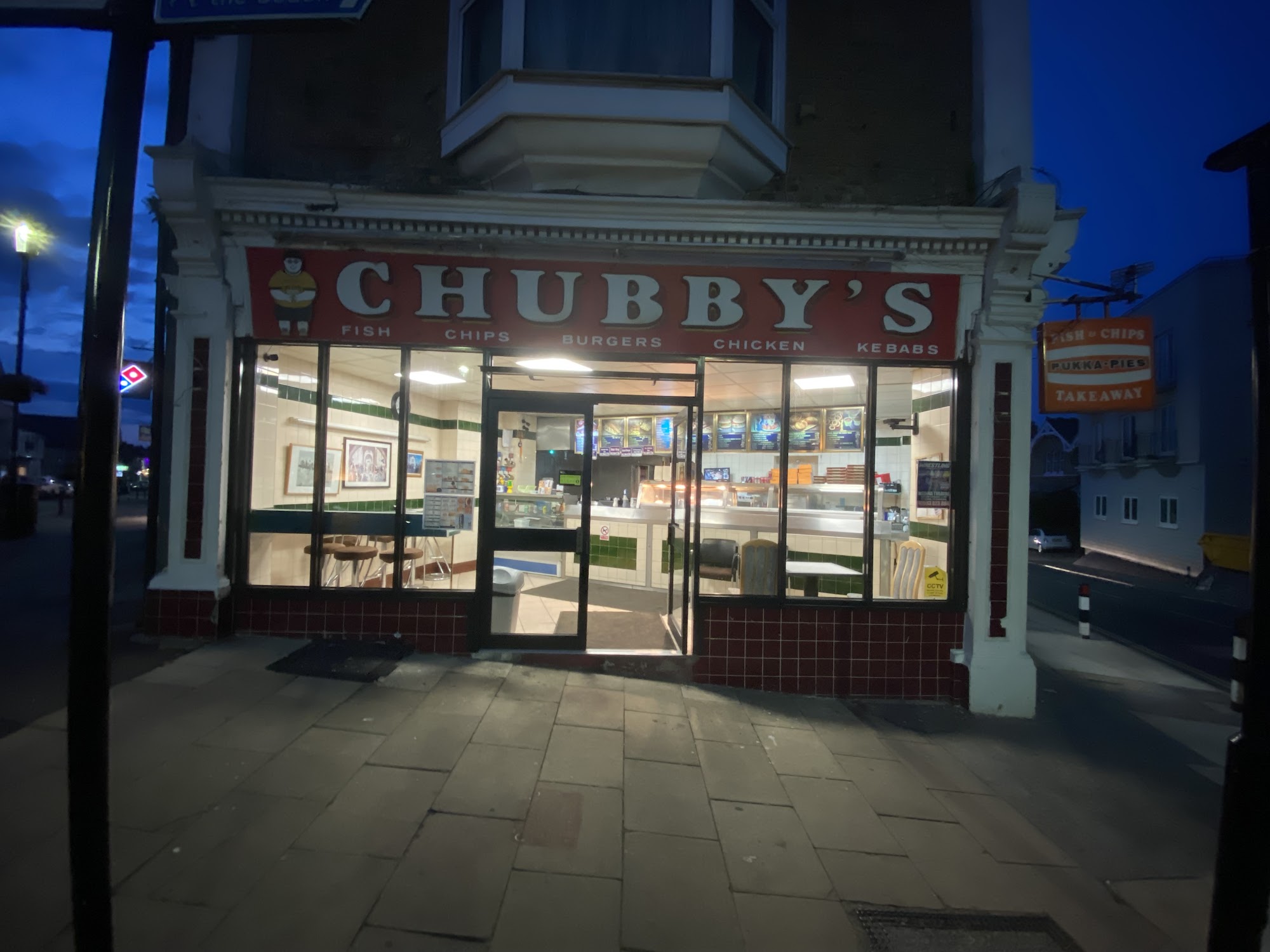 Chubby’s Chunky Chip Shop 1 Regent St, Shanklin