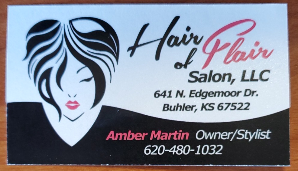 Hair of Flair, LLC 641 Edgemoor Dr, Buhler Kansas 67522