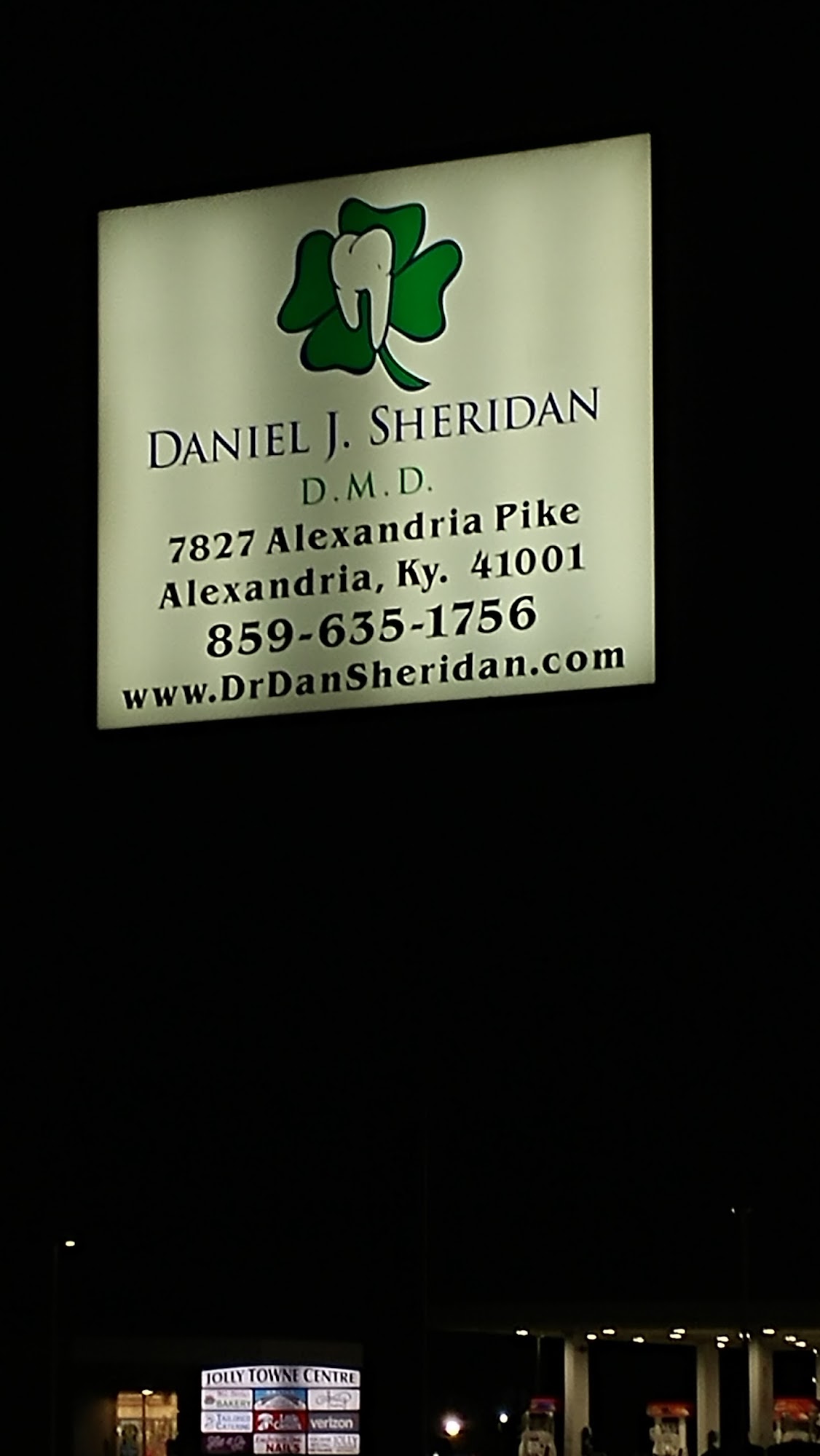 Daniel J Sheridan D.M.D. 7827 Alexandria Pike, Alexandria Kentucky 41001