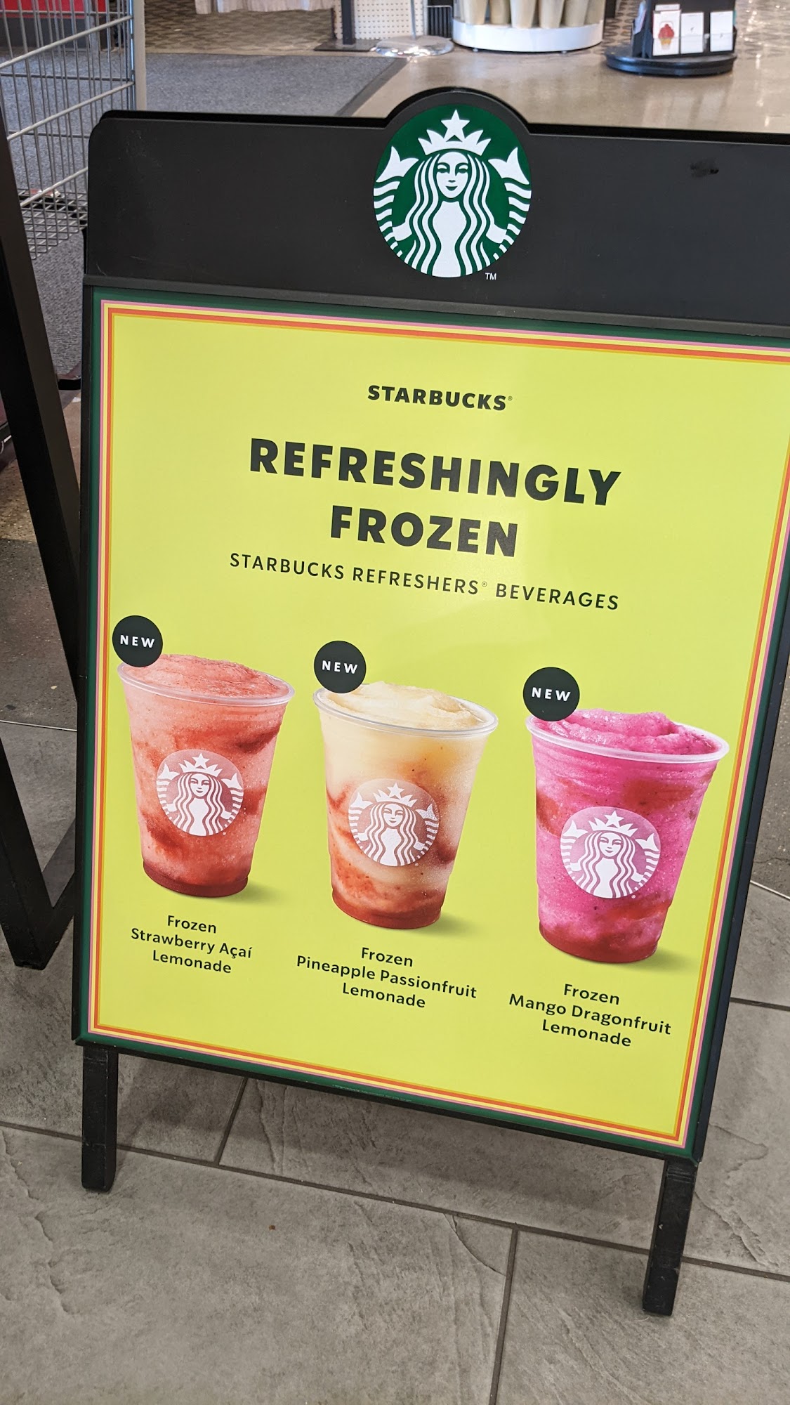 Starbucks Menu