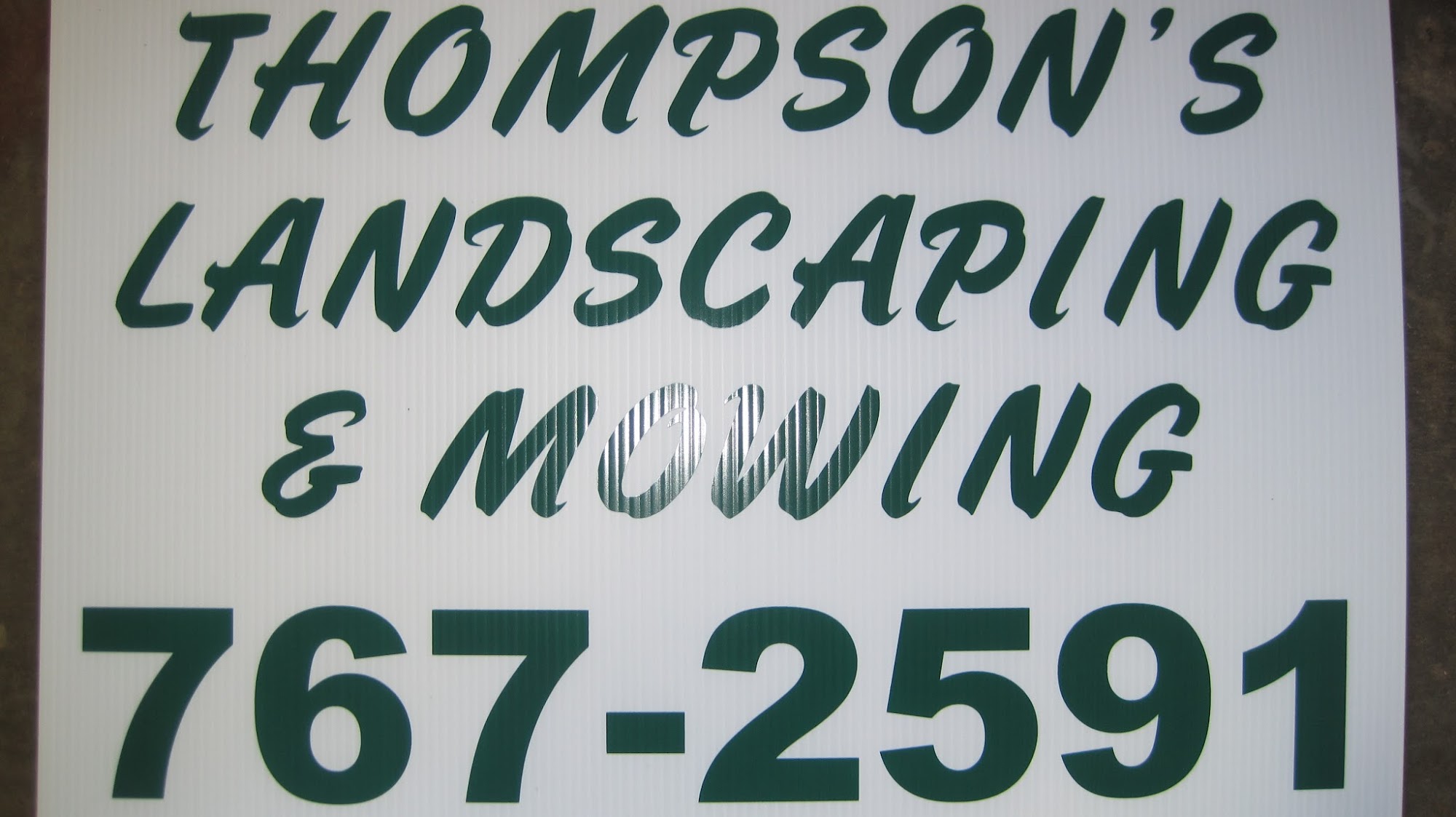 Thompson's Landscaping & Mowing