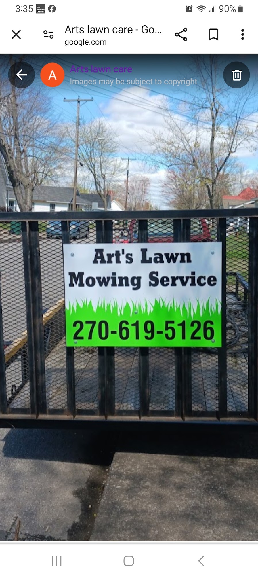 Arts lawn care
