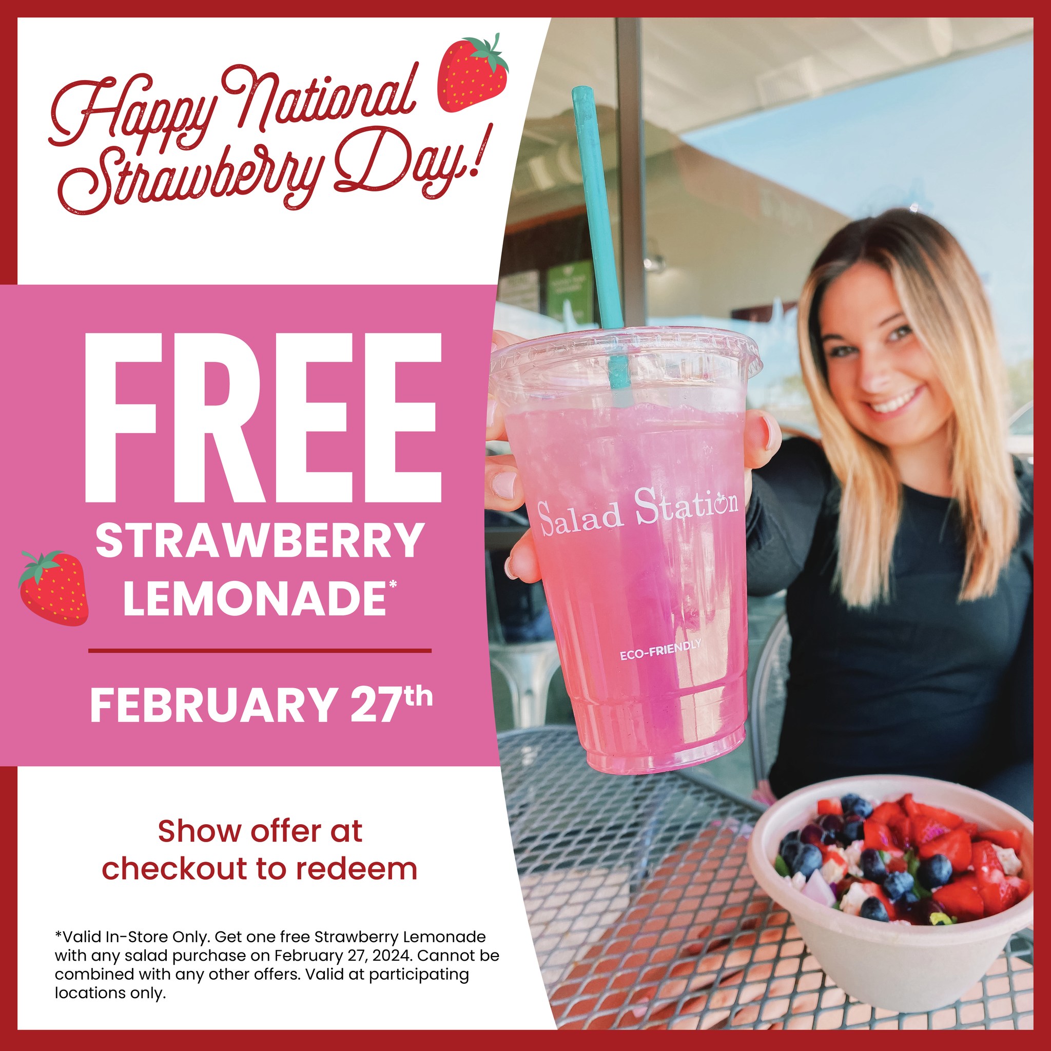 The Salad Station Menu