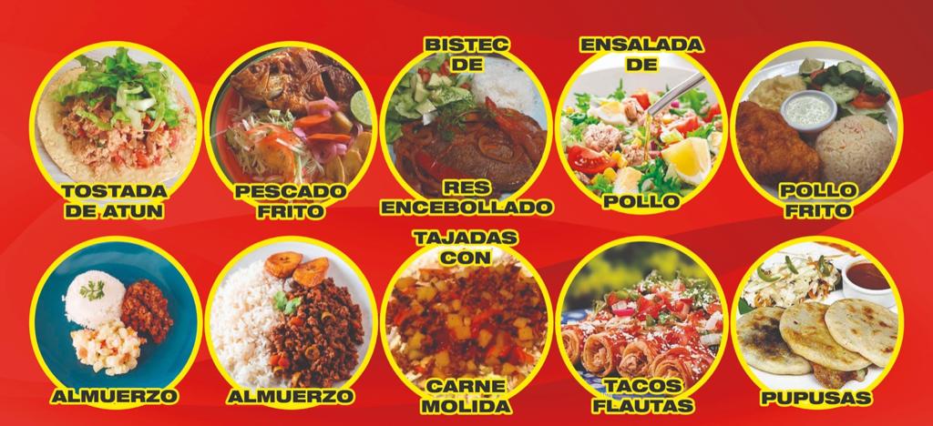 La sureña Menu