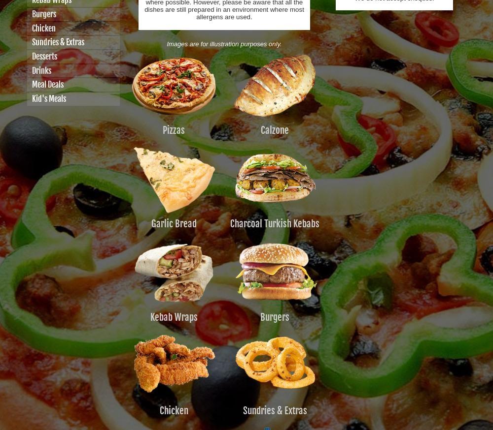 PIZZA HOT CROWLE Menu