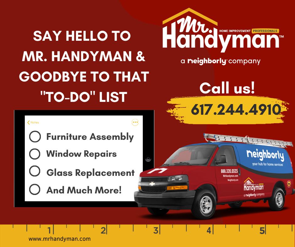 Mr. Handyman of Greater Newton 73 Lexington St Suite LL1B, Auburndale Massachusetts 02466