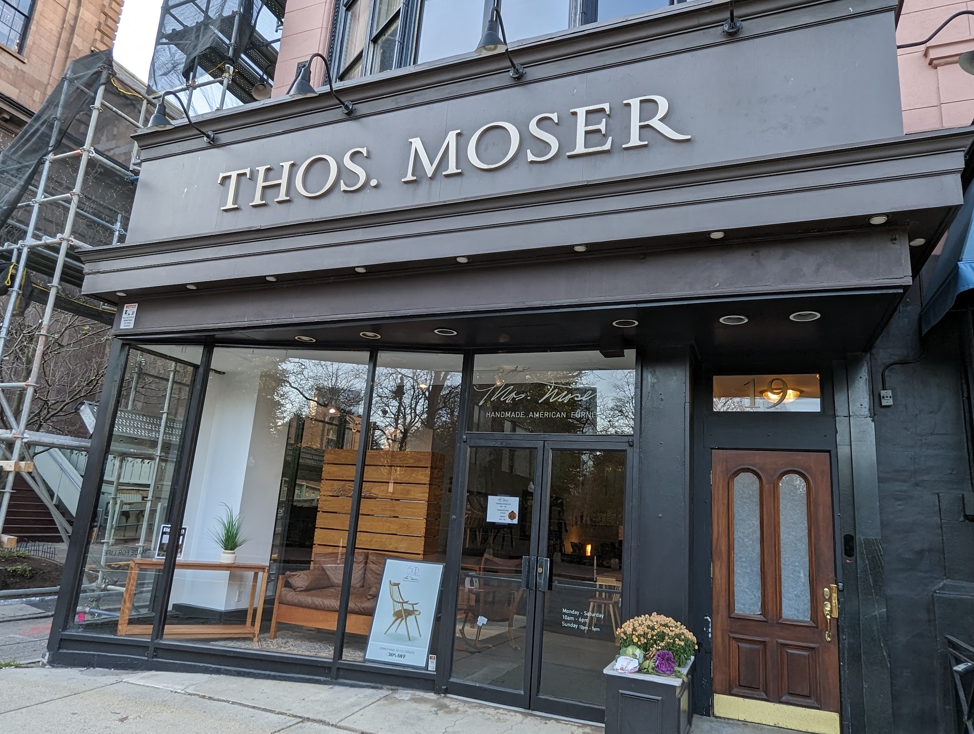 Thos. Moser Boston Showroom
