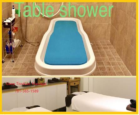 T & J SPA | Asian Massage Table Shower