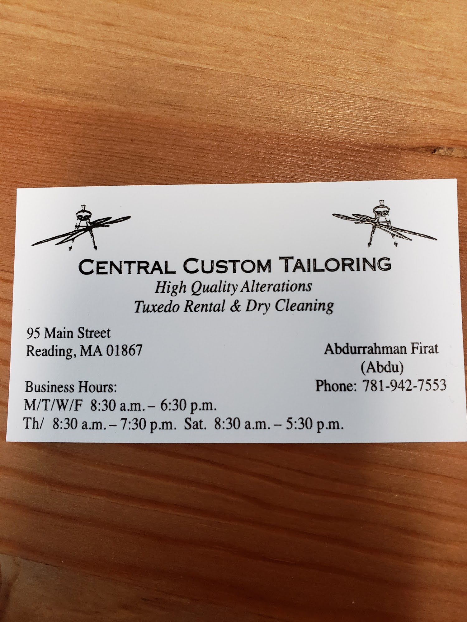 Central Custom Tailoring