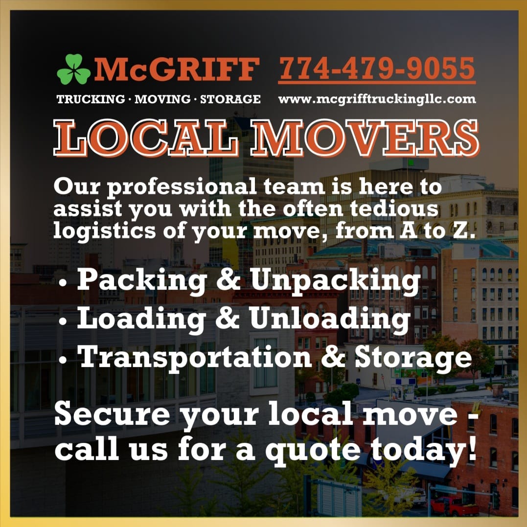McGriff Trucking Moving and Storage 8 South St Unit 8, Ware Massachusetts 01082