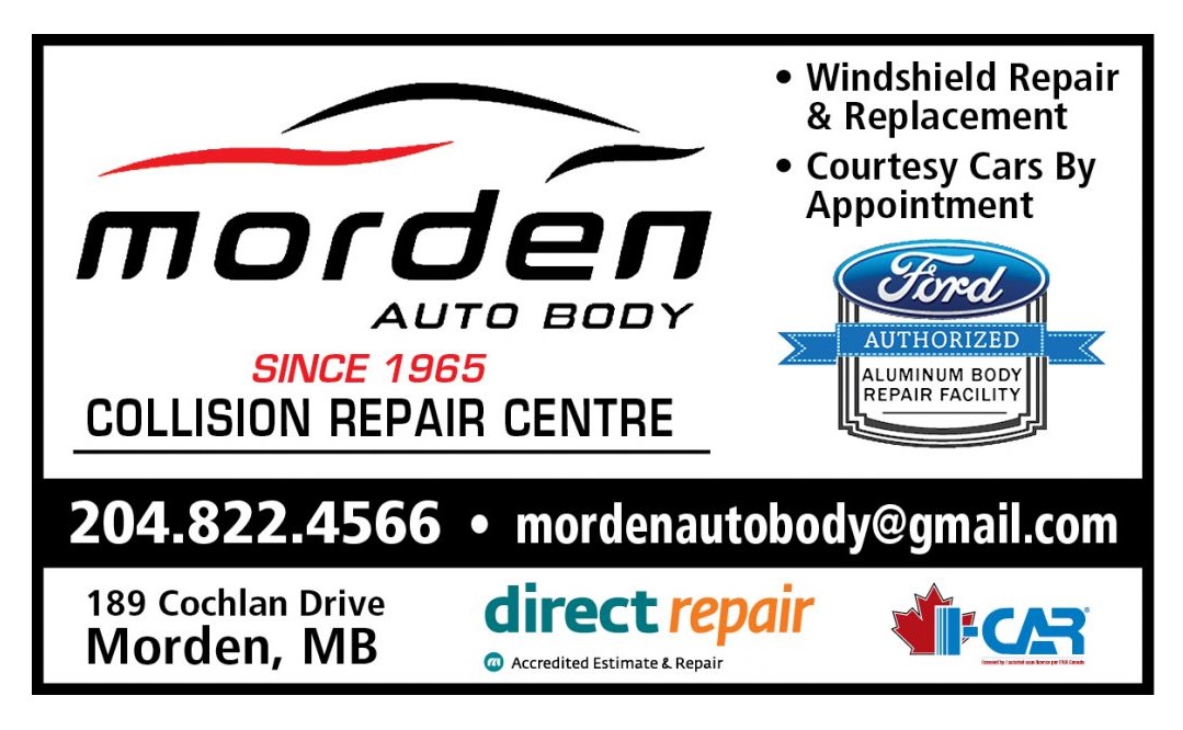 Morden Autobody Ltd 189 Cochlan Dr, Morden Manitoba R6M 1G5