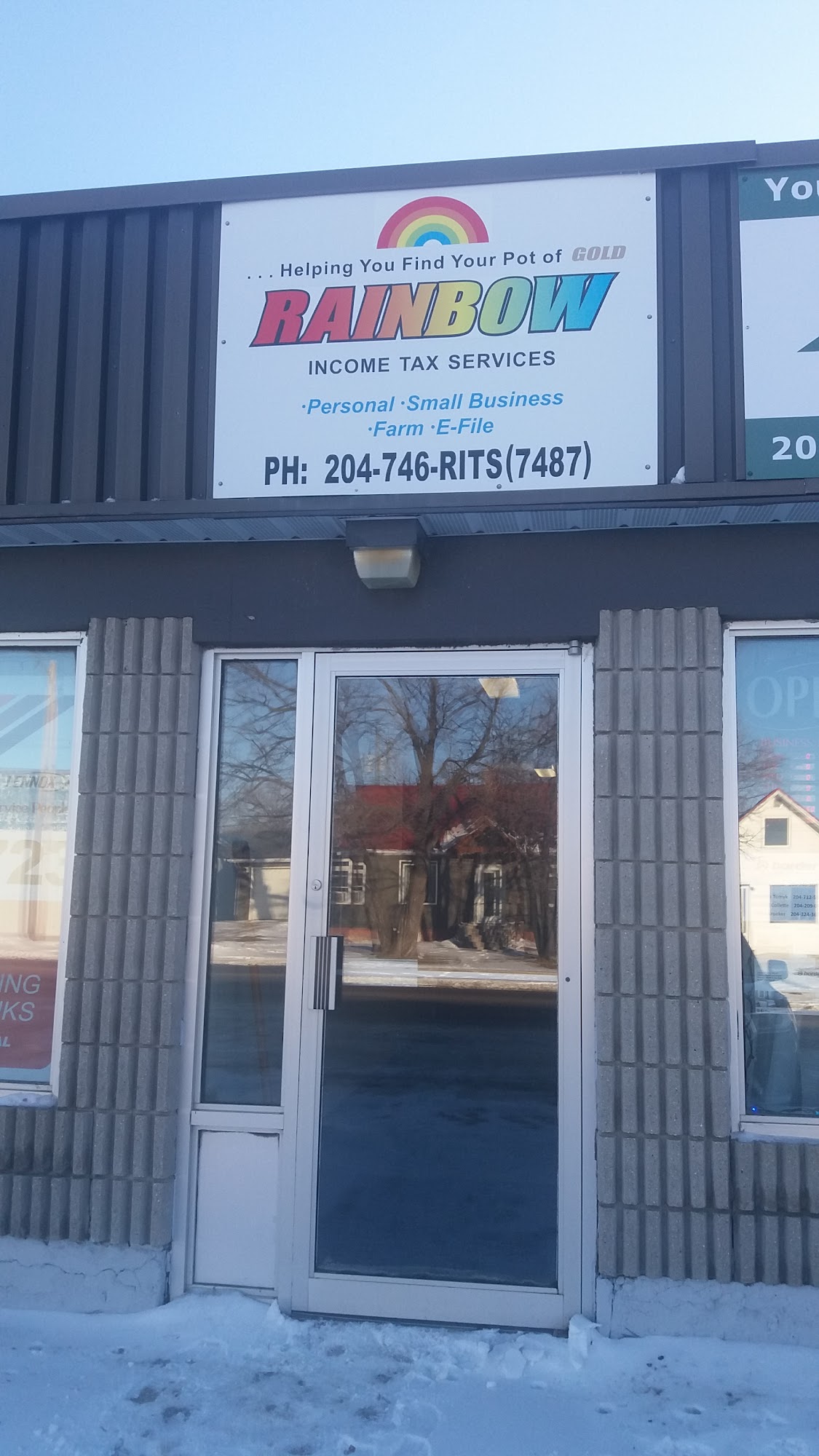 Rainbow Income Tax Svc 158 Boyne Ave W, Morris Manitoba R0G 1K0