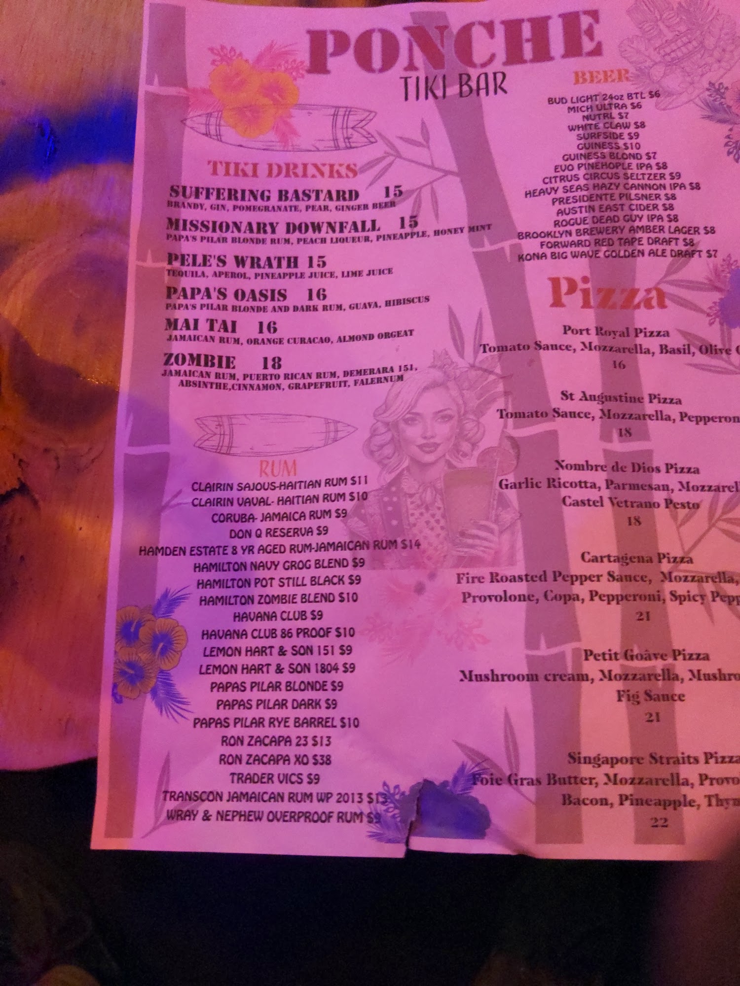 Pearl Menu