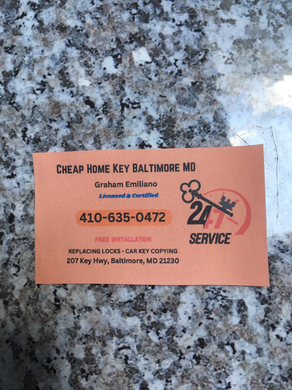 Cheap Home Key Baltimore MD