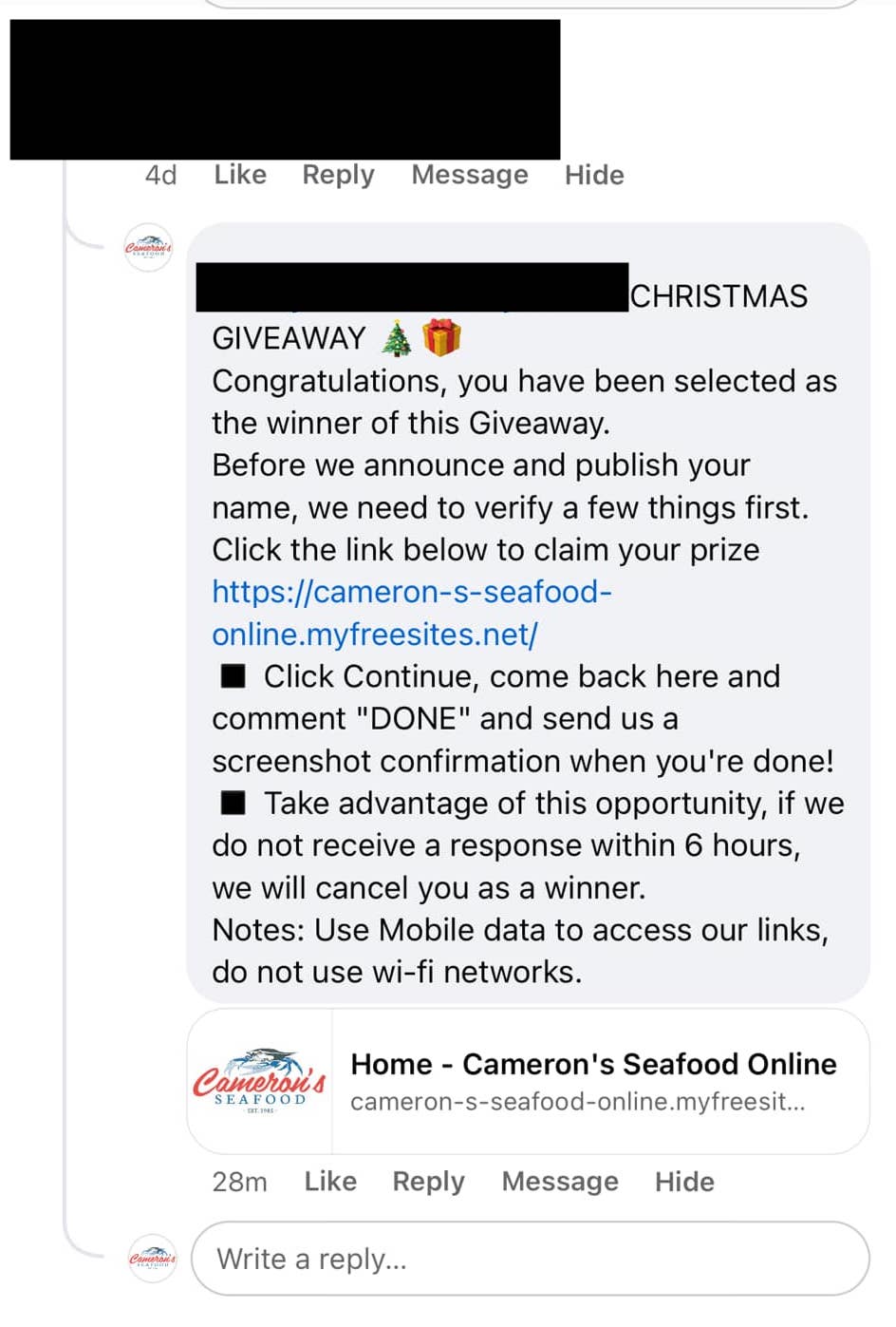 Photo credit: facebook