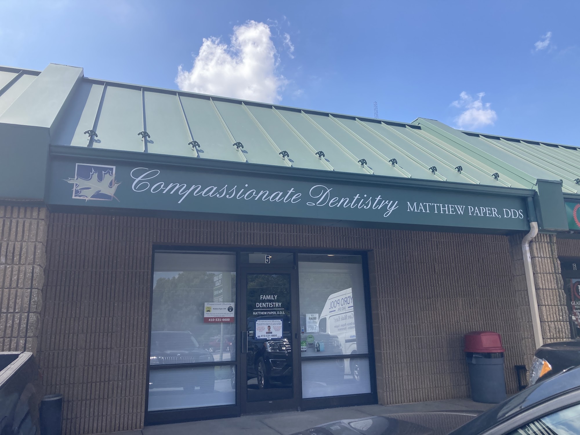 Compassionate Dentistry / Matthew Paper, DDS 3900 Ten Oaks Rd Suite #5, Glenelg Maryland 21737