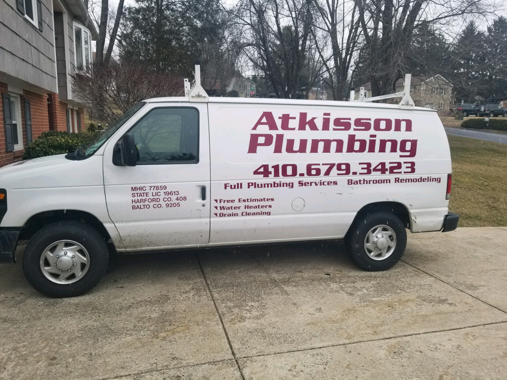 Atkisson Plumbing & Heating 2902 Cornus Way, Joppatowne Maryland 21085