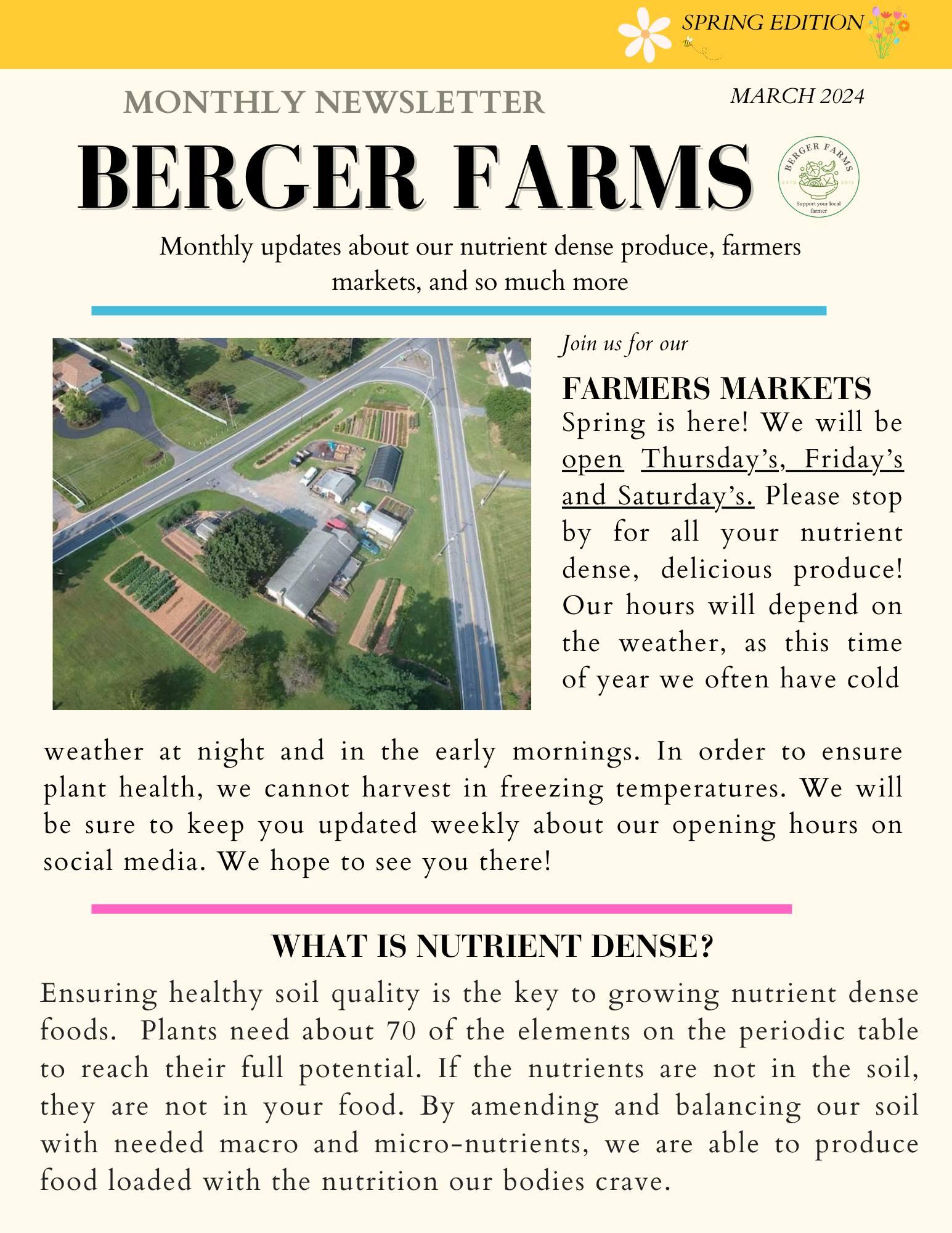 Berger's Tree Services