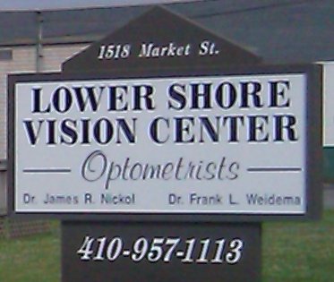 Lower Shore Vision Center 1518 Market St, Pocomoke City Maryland 21851