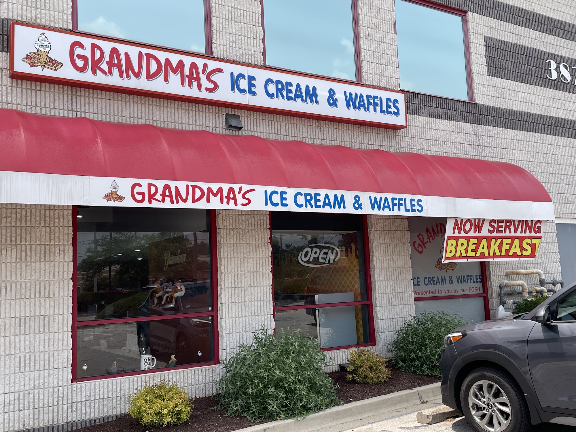 Grandma's Ice Cream and Waffles