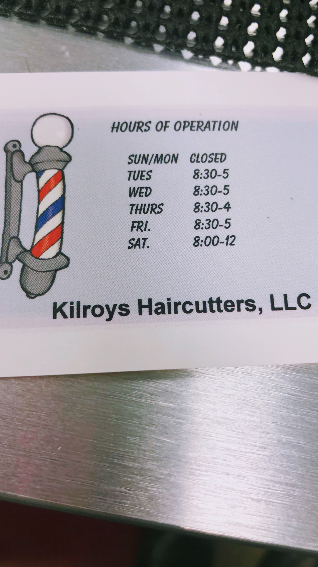 Kilroy's Haircutters LLC