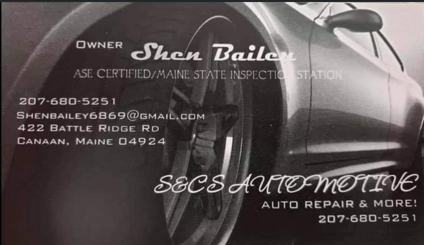 S&C's Automotive Repair Shop And Service 422 Battle Ridge Rd, Canaan Maine 04924