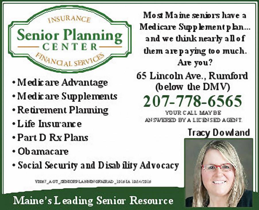 Senior Planning Center 648 Wilton Rd, Farmington Maine 04938