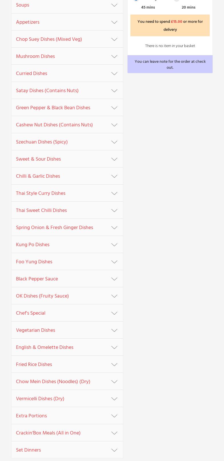 Woks Crackin Menu
