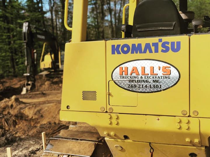 Hall's Trucking & Excavating 13637 5 Mile Rd NE, Belding Michigan 48809