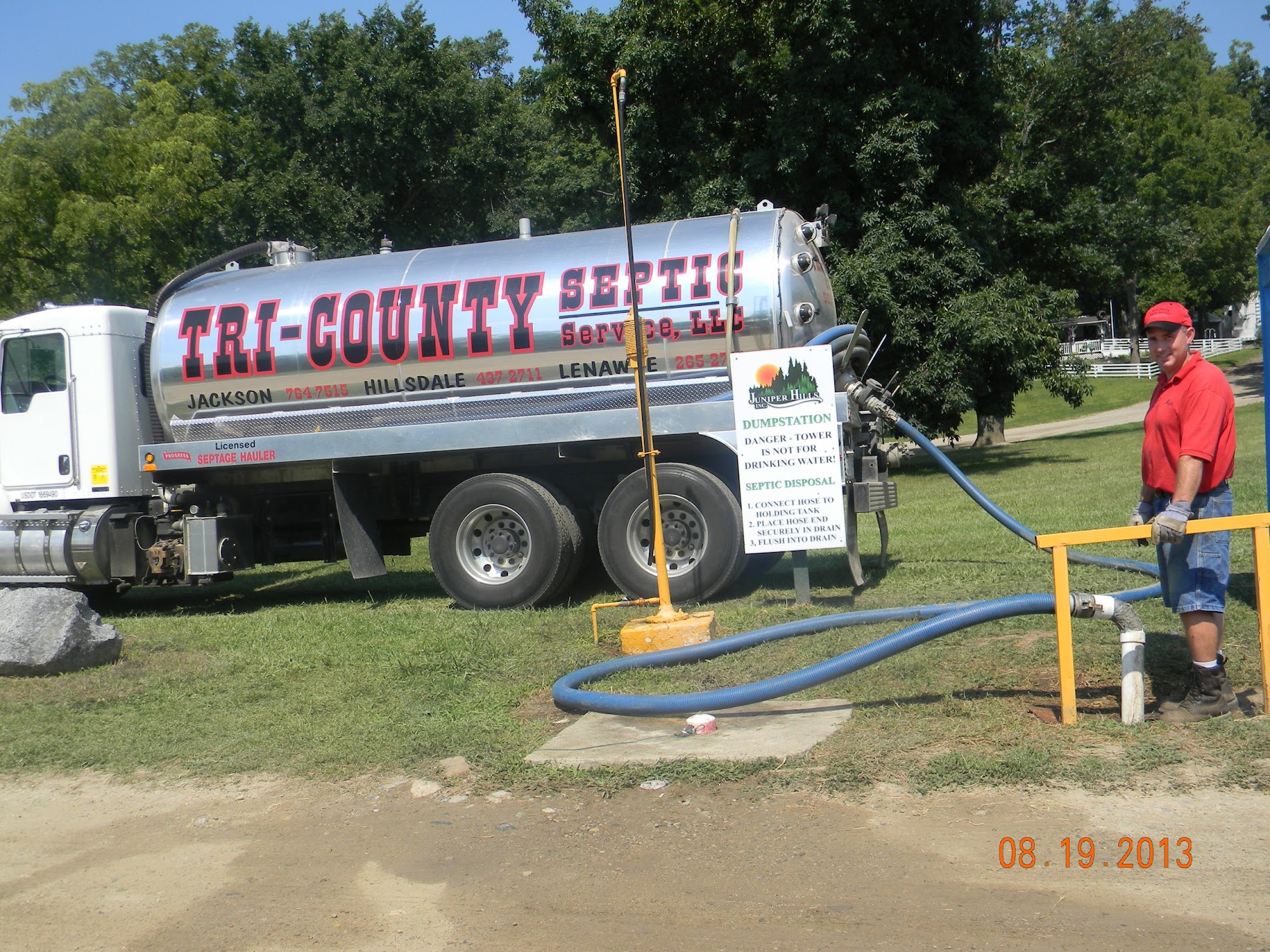 Tri-County Septic Services LLC 18228 Vicary Rd, Cement City Michigan 49233
