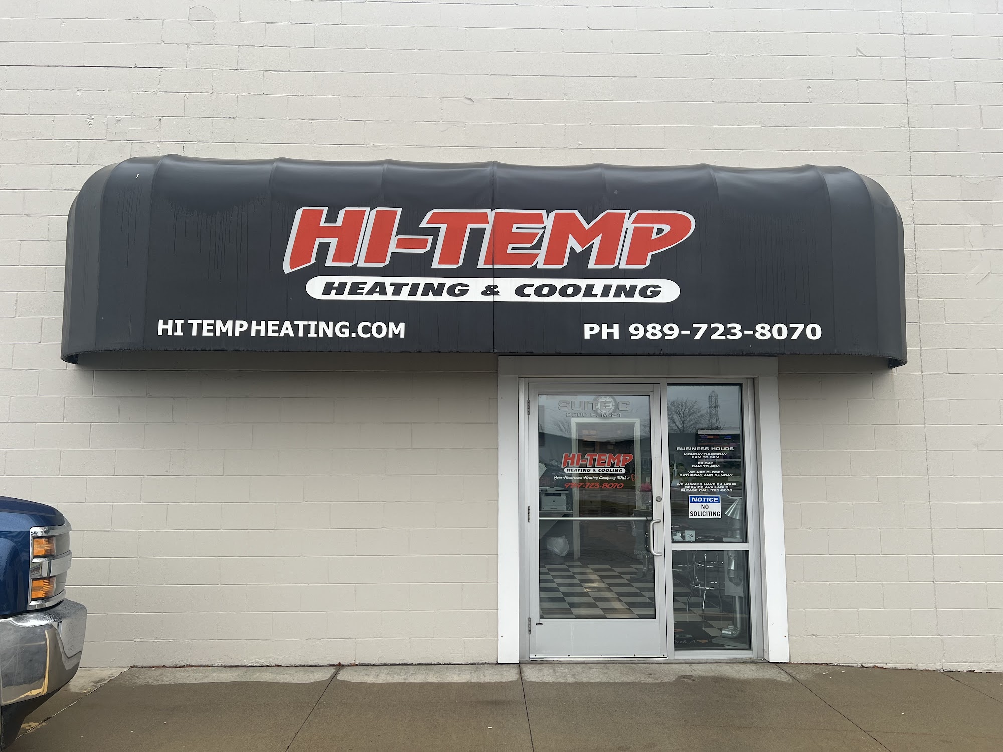 Hi-Temp Heating & Cooling, Inc. 2500 E M 21 Suite C, Corunna Michigan 48817