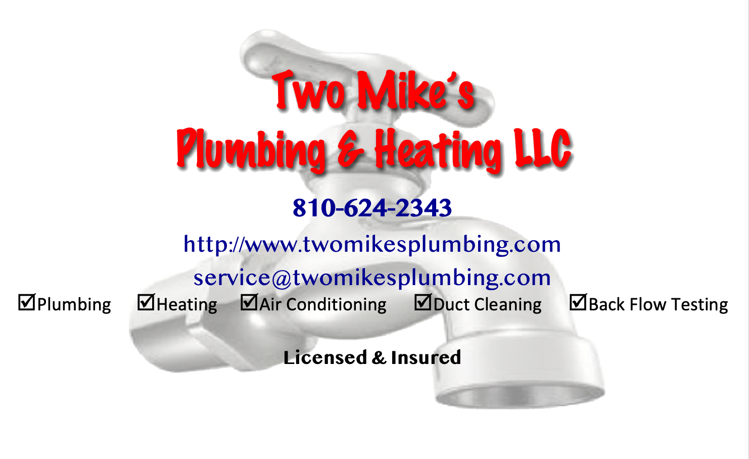 Two Mikes Plumbing & Heating LLC