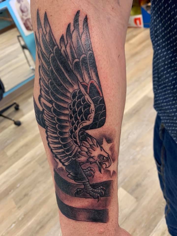 Screaming Eagle Tattoo