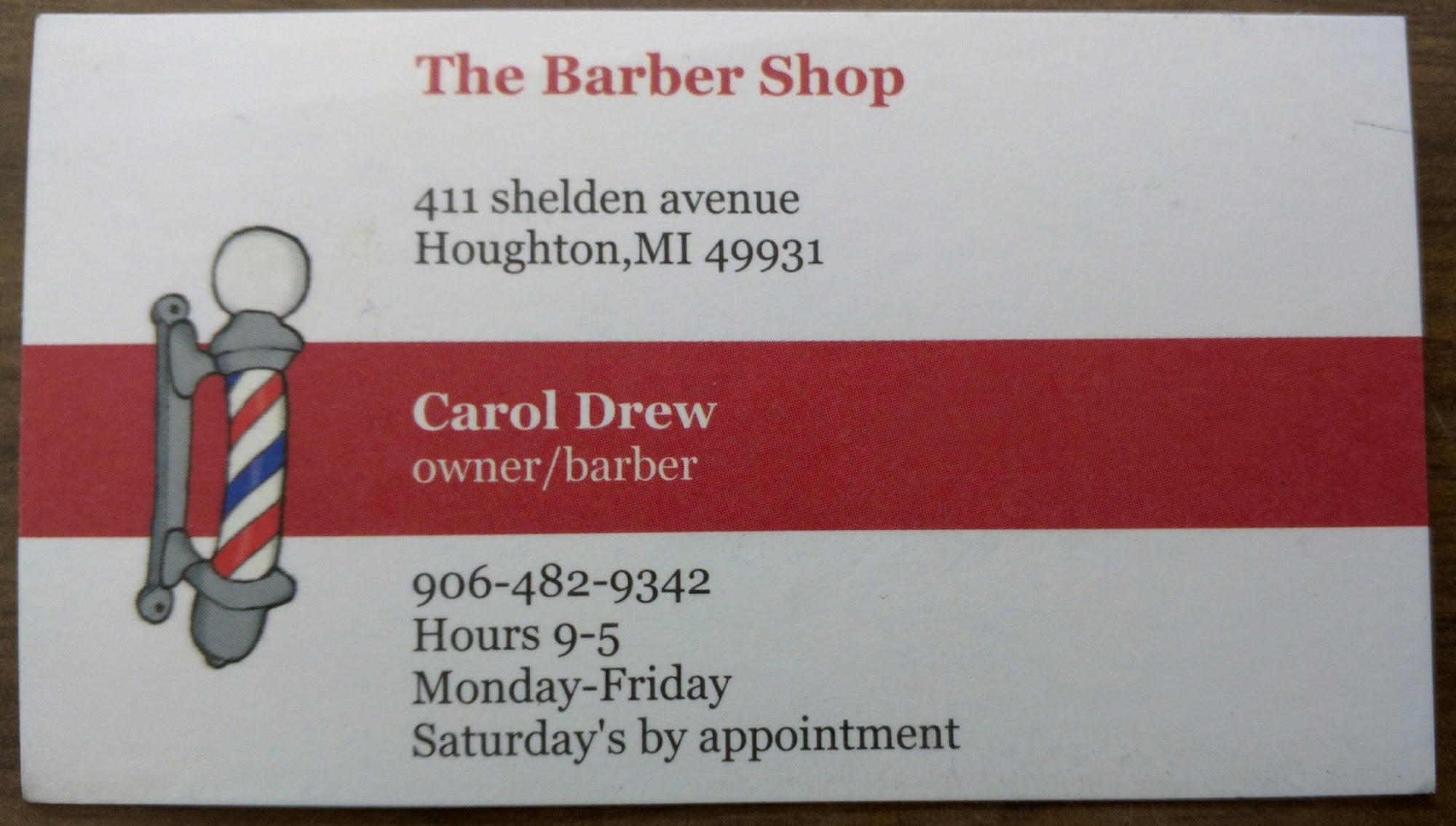 The Barber Shop 411 Shelden Ave, Houghton Michigan 49931