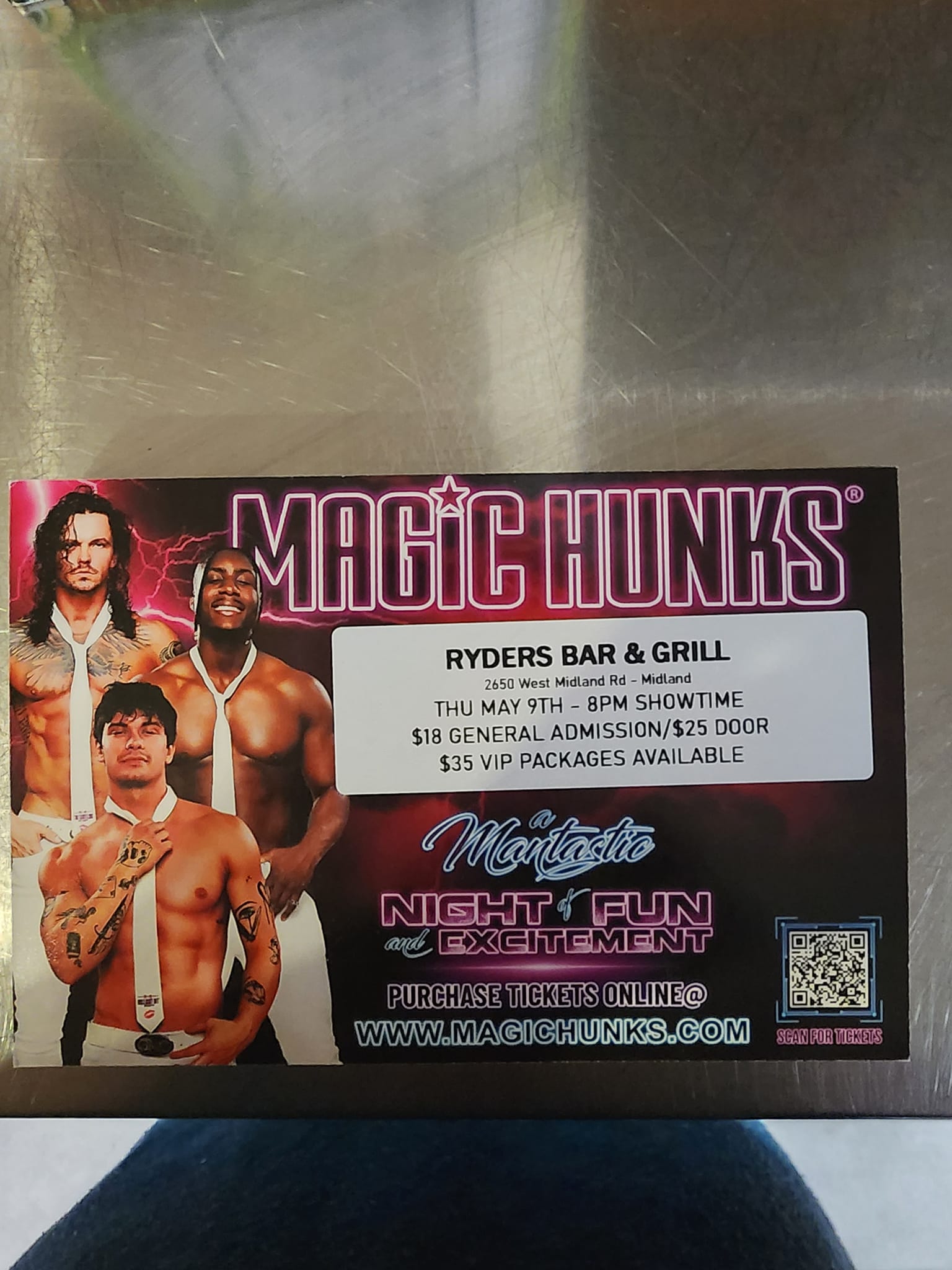 Ryders Bar & Grill Menu